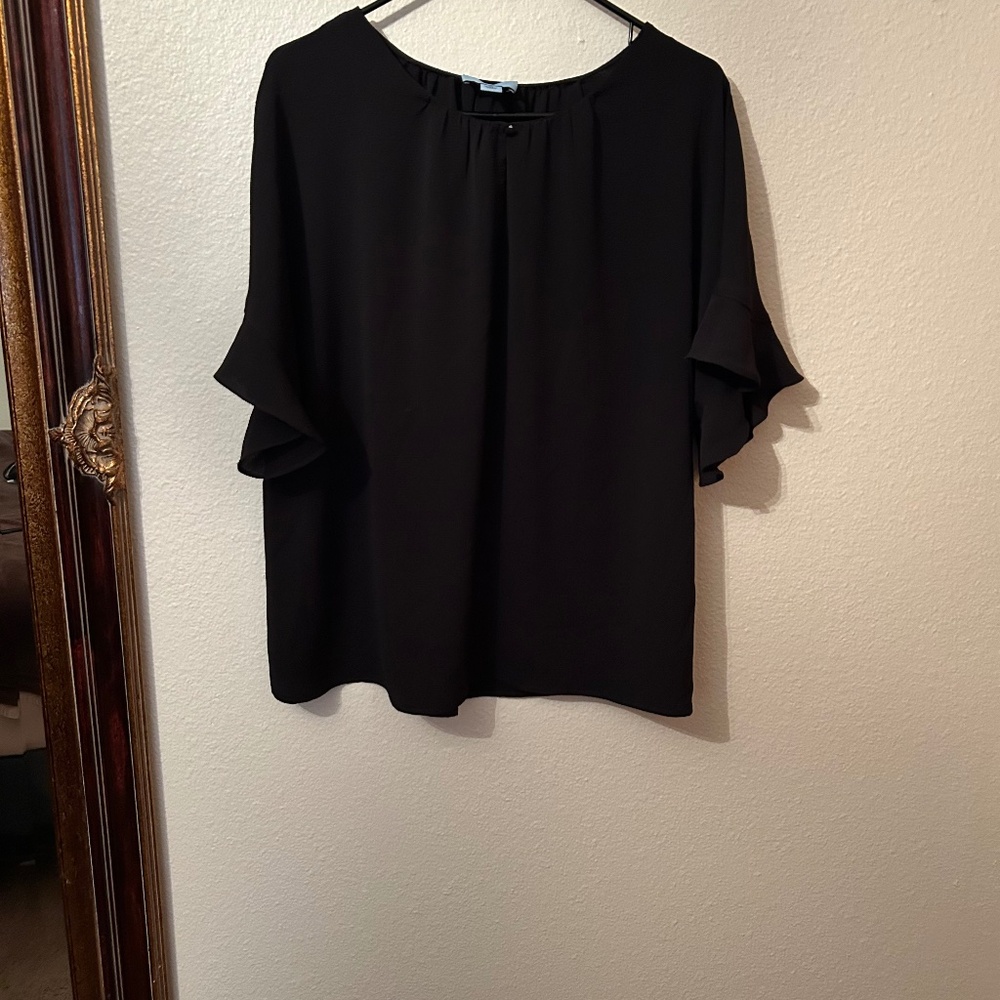 Black CeCe blouse size XL
